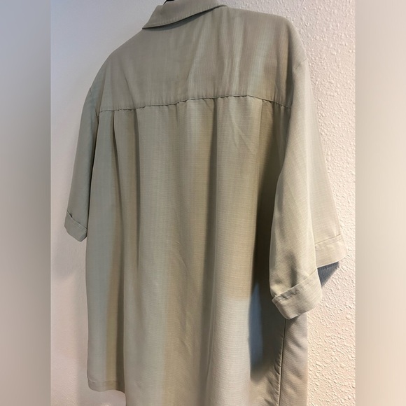 Men's Light Green Casual Button Down Shirt Size Large - Picture 4 of 5